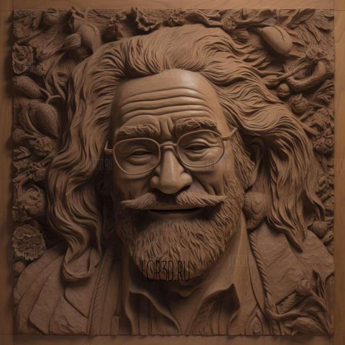 jerry garcia 1 stl model for CNC